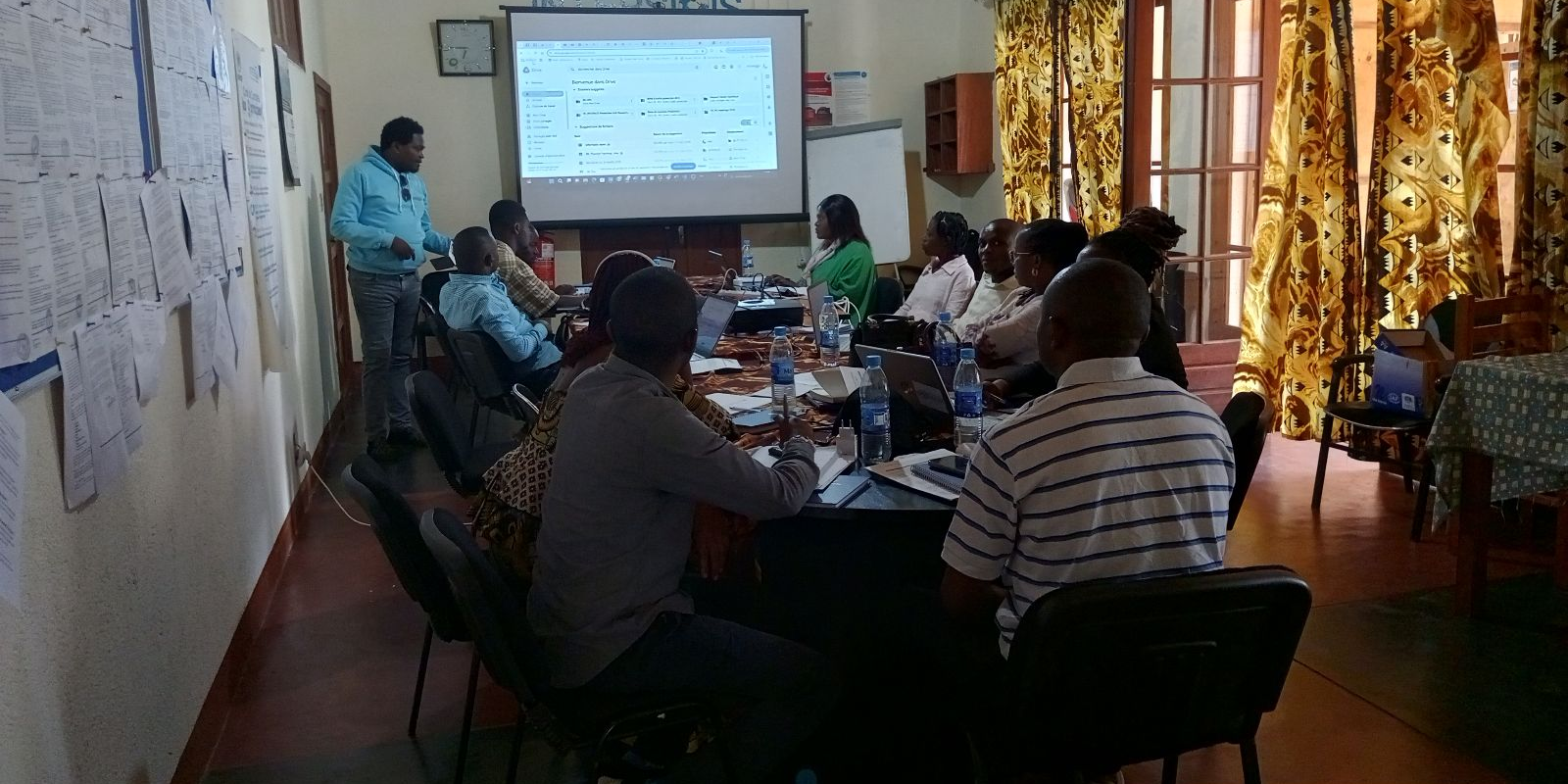 Formations des membres des membre de sous groupes VBG chez Intersos à BUKAVU/2025 sur la nouvelle plateforme Numerique VBG